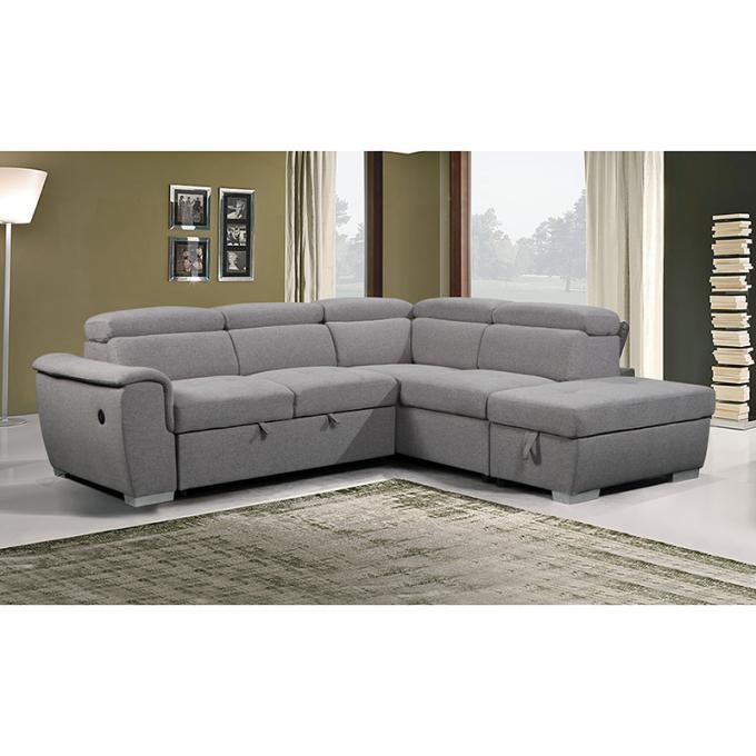 Couch L shape Living room sofa set for fabric Modern foldable Corner sofa cum bed with Storage 4