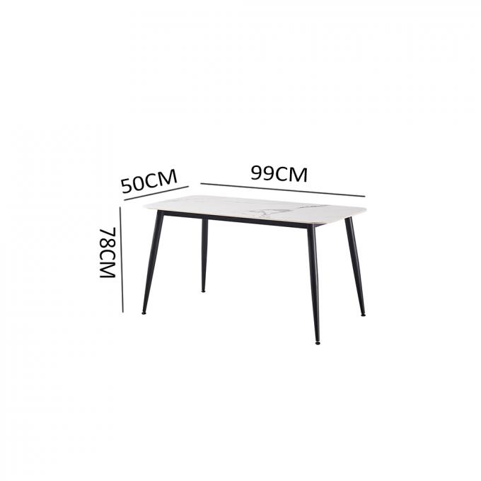 81100 Good Quality Marble Top Stainless Steel Feet Durable Western Style Fashion Dinning Table 0
