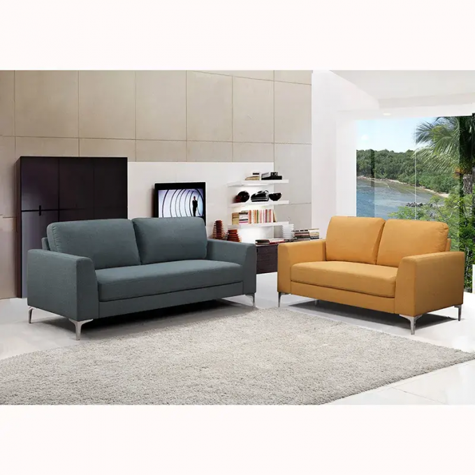 Multicolor Home Furniture Sofas Set Stain Resistant Breathable 5