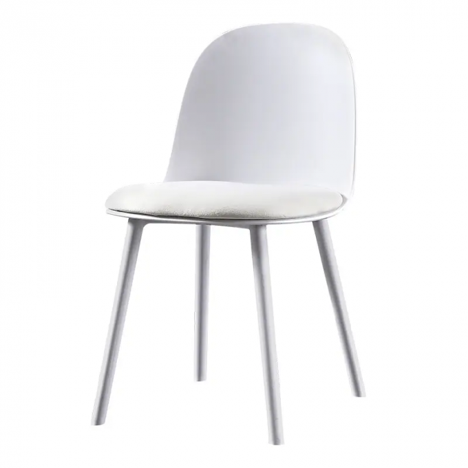 Multiscene Modern Fabric Dining Chairs , Indoor Dining Side Chairs Upholstered 2
