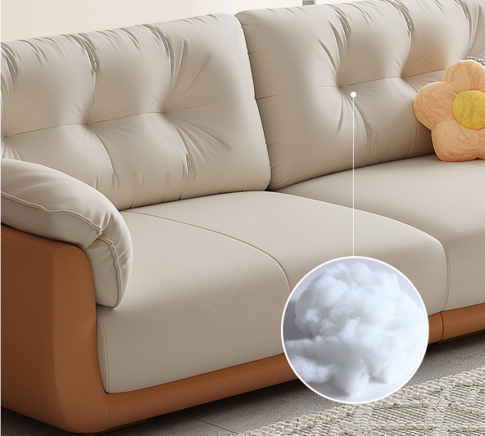 Nordico Feel of bread cloud shaped 1+2+3S Pomelohome Living Room Furniture Set Modern Couch tech cloth sofa sets 2