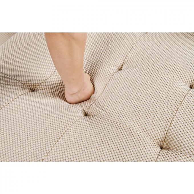 Best Selling Trustworthy Corner Foldable breathable beige fabric 2 loveseat extendable bed Sleeper Sectional Sofa Bed 6