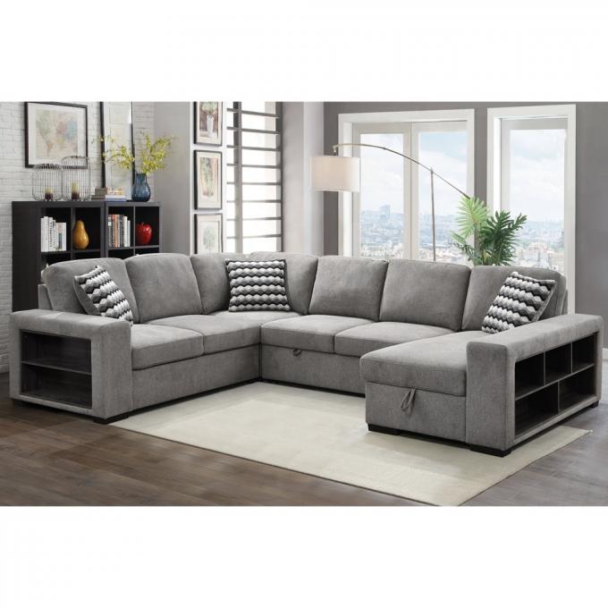 New arrival Modern U shape sectional sofa Furniture Multi-functional high quality sofa bed ling room sofa set 0