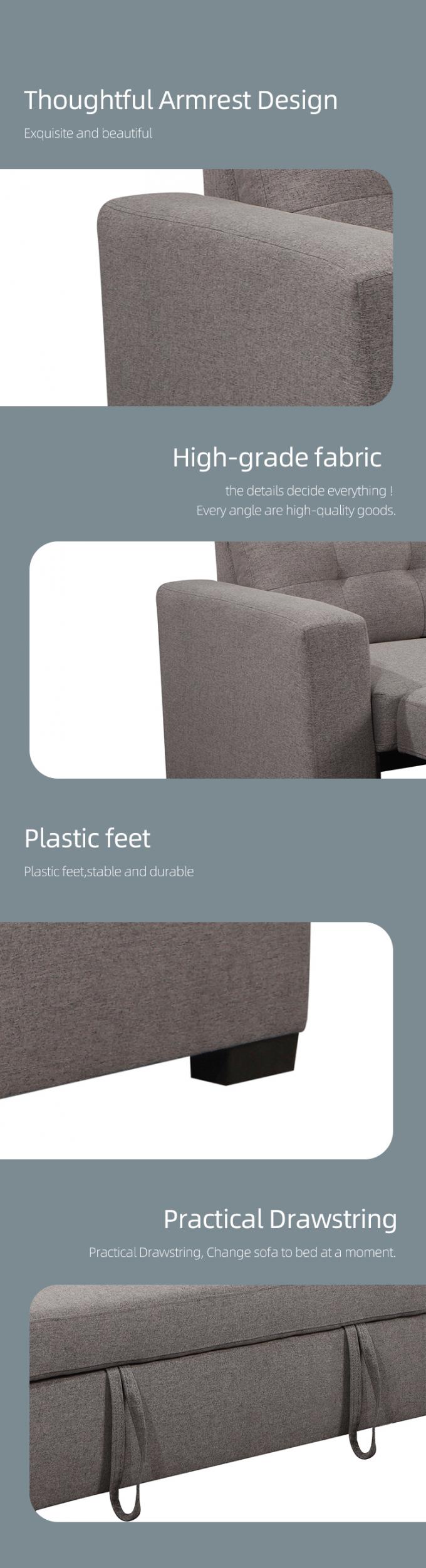 Factory wholesale cheap price Linen fabric L shaped sectional sofa modern European style living room sofa set 2