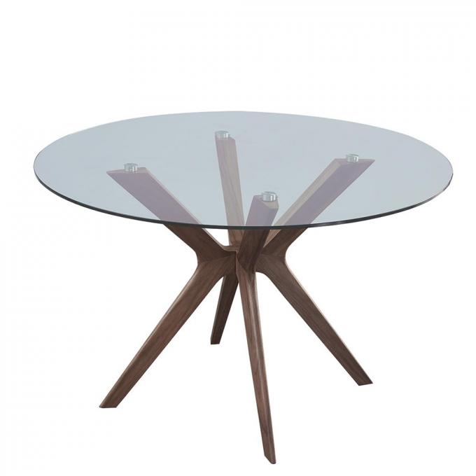 Durable Glass Top Coffee Cafe Tables Multifunctional Adjustable 1