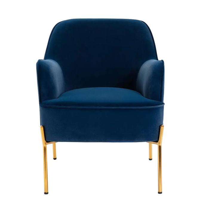 Luxury Anti Fading Modern Velvet Dining Chairs Multiscene Durable 4