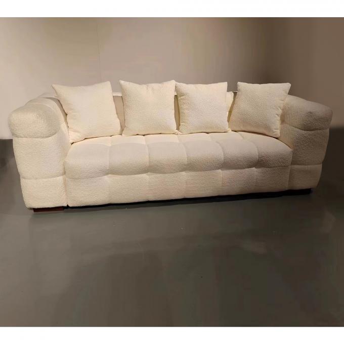 Elegant 4 Seater Home Furniture Sofas Chair Multicolor Stain Resistant 2