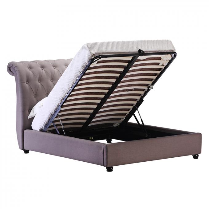 Queen Size Ottoman Storage Bed Multiscene Anti Abrasion Durable 2