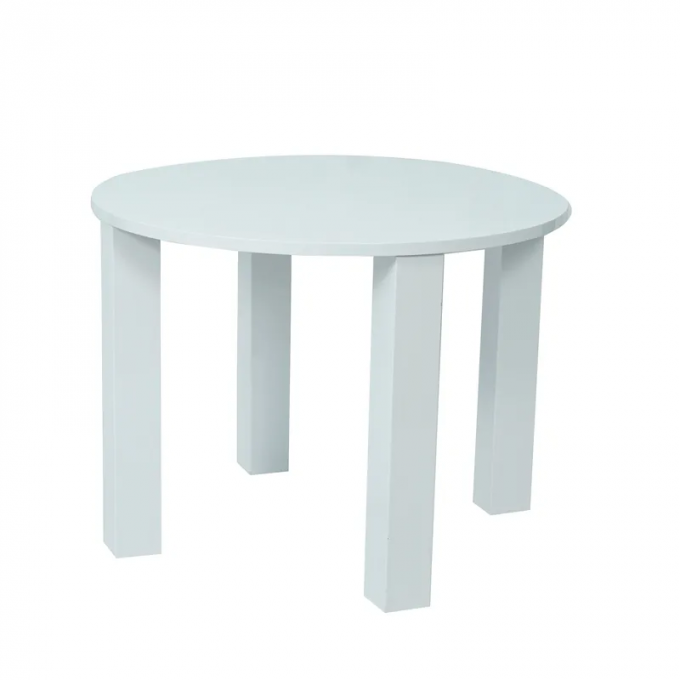 Antiwear Round Luxury Modern Dining Table Set Anti Fading With 4 Legs 2