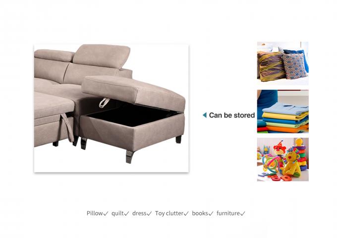 Sectional Folding Sofa Bed Comfortable Practical With Recliner 9