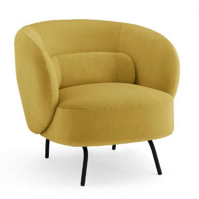 Foldable Fabric Single Sitting Sofa , Antiwear Single Person Couch Chair 1