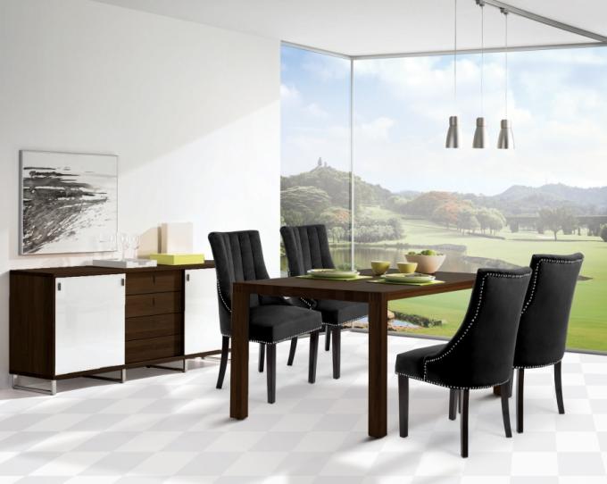 Manufactory furniture factory wholesale chair dining black velvet can be customized chair dining room 2