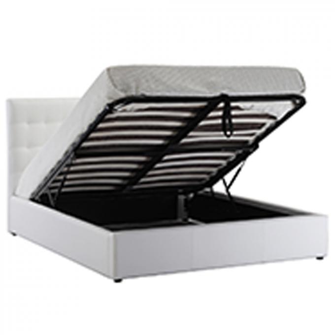 Fabric Small Ottoman Double Size Bed Stain Resistant Multiscene 4