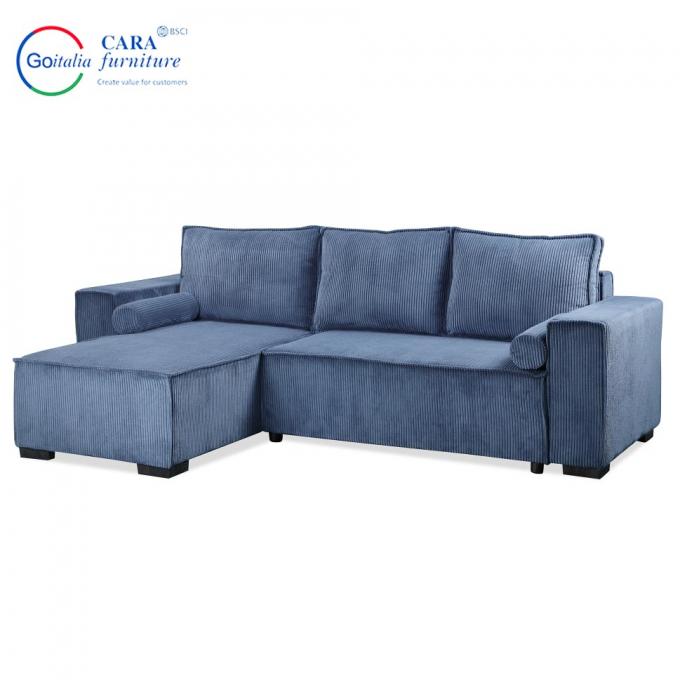 Living Room Furniture Comfortable High Elastic Sponge Pink Couch Modern Corner Sofa Bed 7