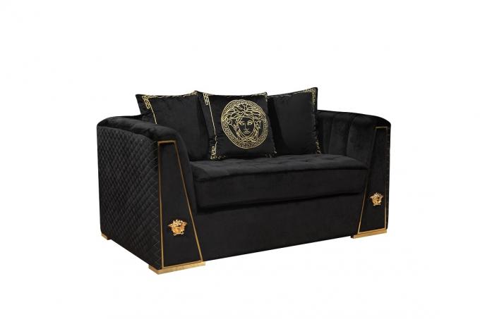 14 years factory direct supply Competitive price modern design luxury furniture sofa velvet fabric sets couch living 6