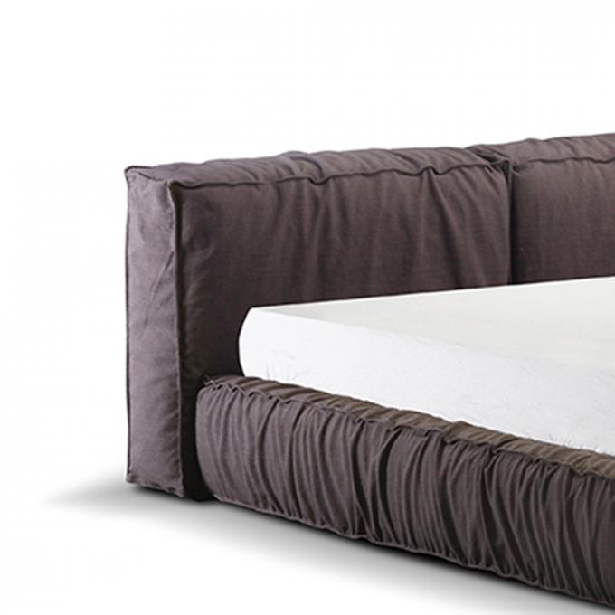 Comfortable Ottoman Bed Queen Breathable With Hand Watered Cloth 1