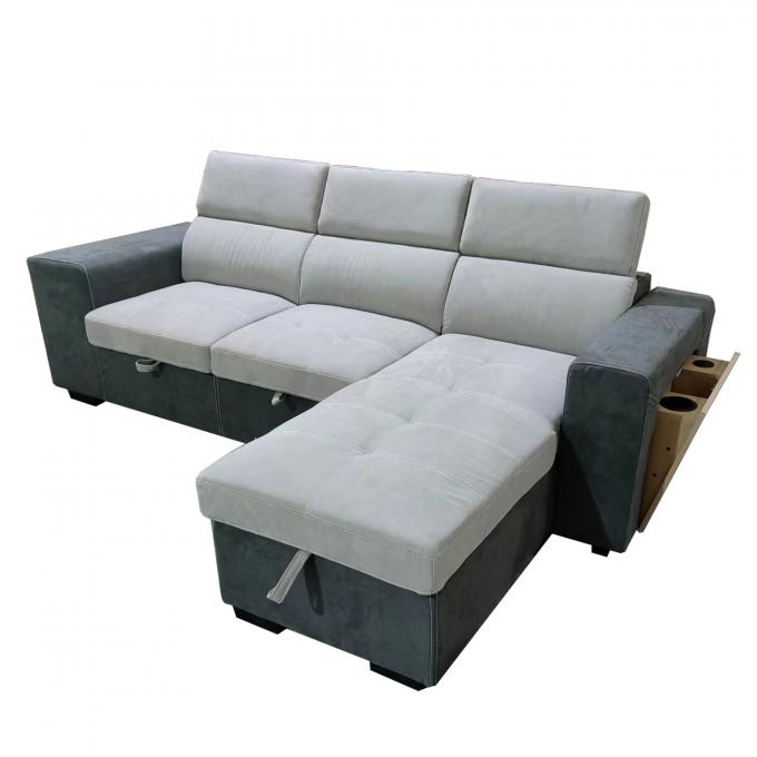 Living Room Folding Sofa Bed Practical Modern Style Breathable 5