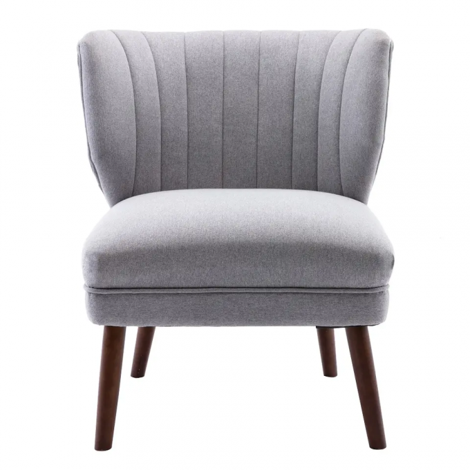 Nontoxic Velvet Modern Single Seater Chair Breathable For Dining Room 5