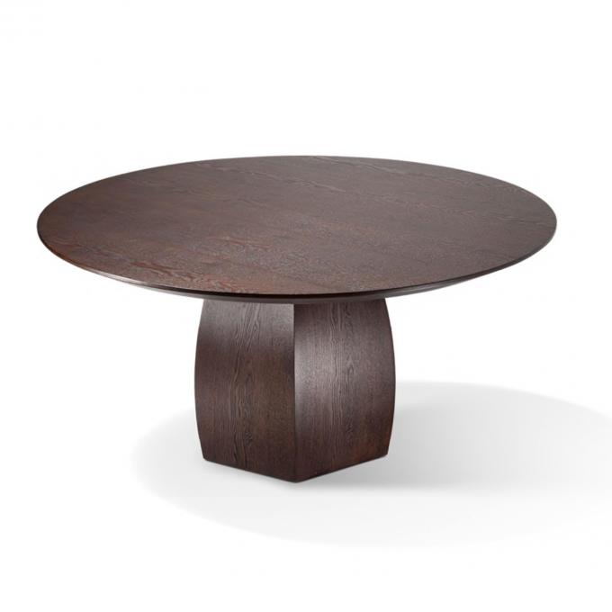 Wooden Round Luxury Modern Dining Table Set Durable Multipurpose 1