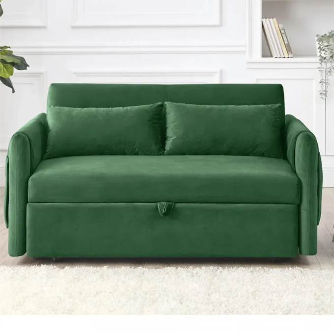 Hot sales Space saving Apartment Living room furniture sofa set modern Loveseat 2S storage extendable multi functional 0
