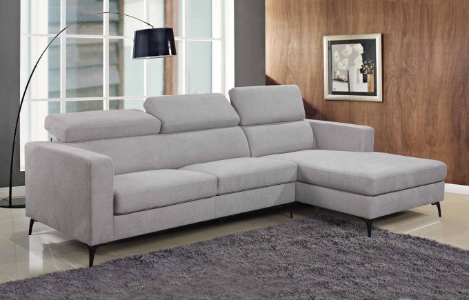Foldable Sectional Fabric Queen Sleeper Sofa Stain Resistant Multiscene 2