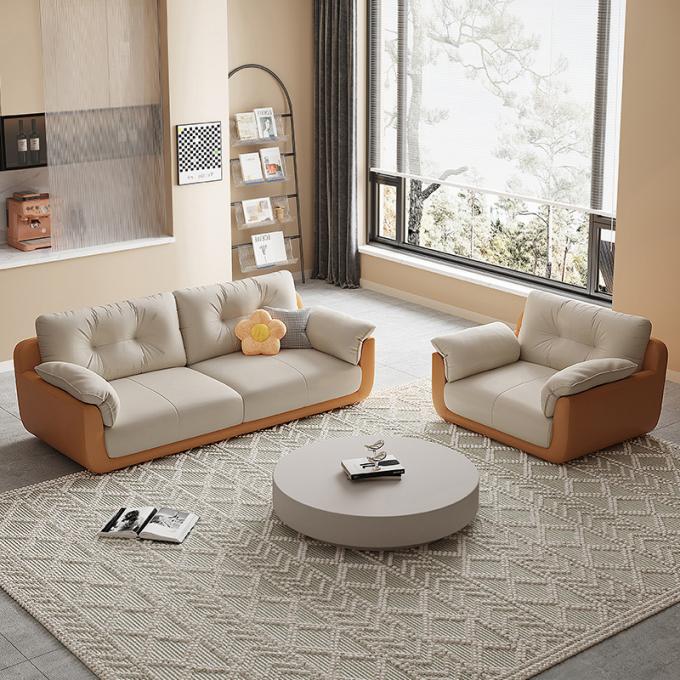 Nordico Feel of bread cloud shaped 1+2+3S Pomelohome Living Room Furniture Set Modern Couch tech cloth sofa sets 0