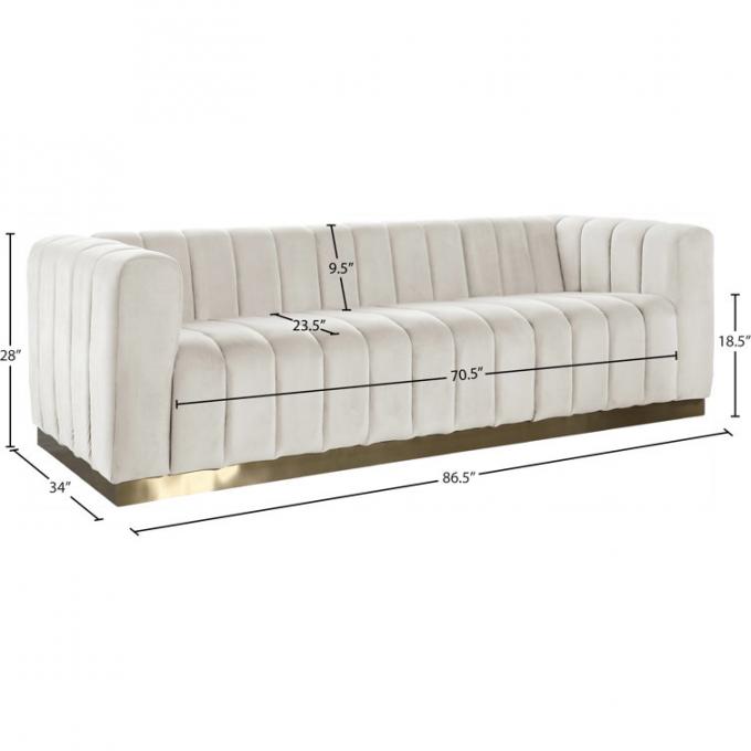 Italian Style Cream color sectional sofas 3seater 2seater 1seater Modern High quality Low Price Luxury sofa set 5