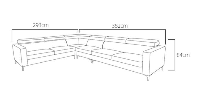 Wholesale OEM/ODM European style furniture living room sofa Modern sectional L shape corner sofa reclining sofa 9