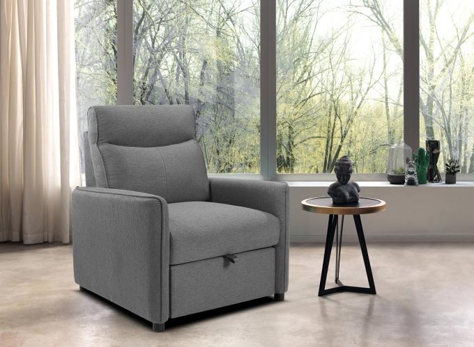 Factory Price Newest Convertible Folding Arm Chair office lunch break Sleeping footrest Single Seat Chair Sofa 6