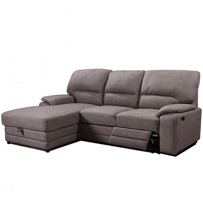 Living Room Electric Recliner Sofa Set Breathable Foldable For Hotel 4