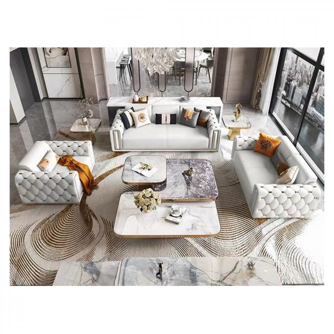 Latest New Design sofa furniture Luxury America style Europe style modern tufted design for living room Apartment 3