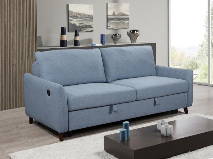 OEM Luxurious Living Room Sofa Set With Pull Out Sleeper Bed For Home 3