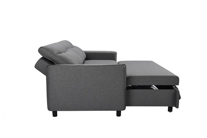 Hot selling high quality modern sofa coach with pull out bed for home use foldable 3 seat sofa bed 13