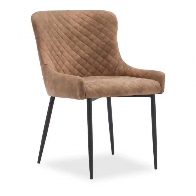 Practical Antiwear Upholstered Kitchen Dining Chairs Breathable For Home 2