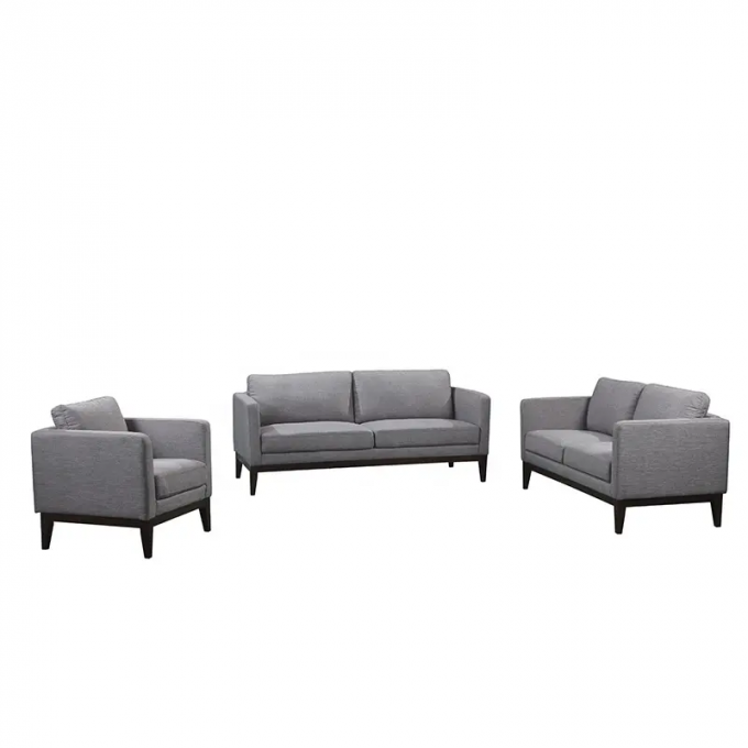 Fabric Antiwear Living Room Sofa Set , Multifunctional Modern Commercial Sofa 5