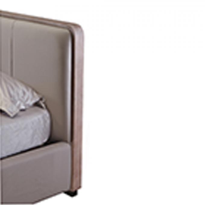 Multiscene Leather Ottoman Bed , Practical Queen Platform Bed With Storage 5