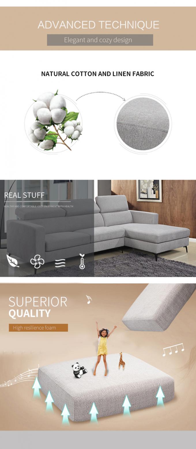 European design sofa set factory provided living room sofas 2 seater with chaise 2