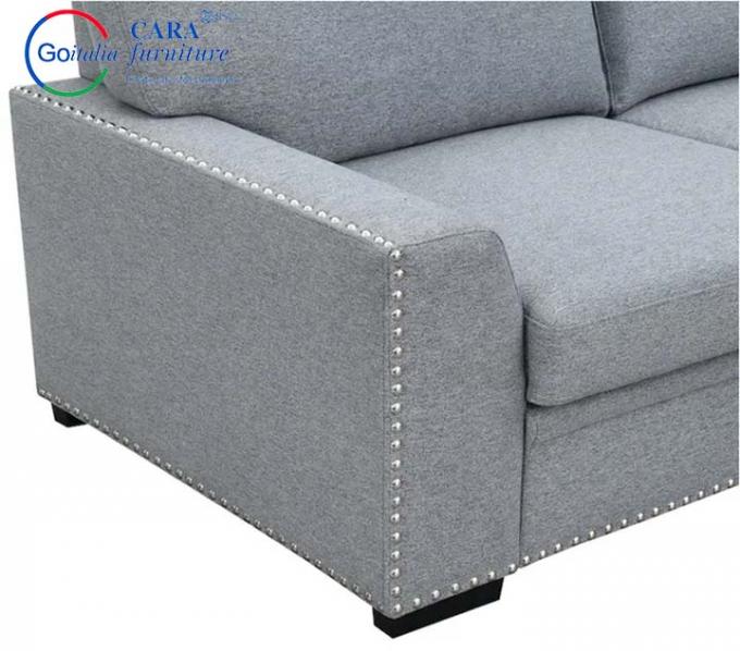 Home Furniture 2 Seater Bed Chaise Multi-Functional Corner Couch L-Shaped Living Room Sofas With Storage 5