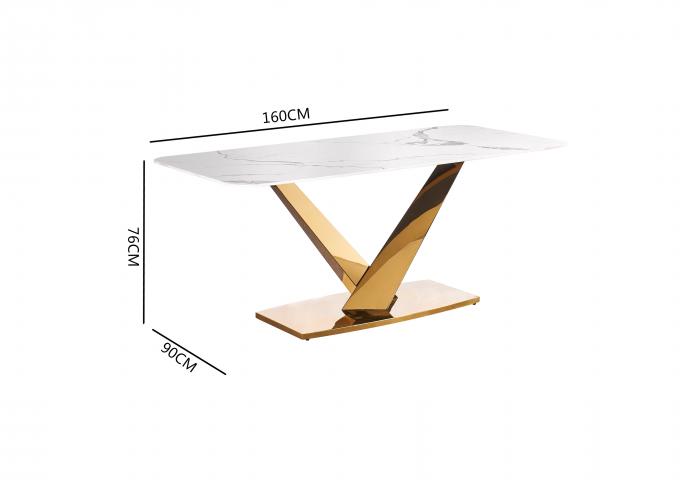 81105 GOITALIA Home Furniture Modern Marble Contemporary Italian Quartz Stone Top Interactive Dining Table 0