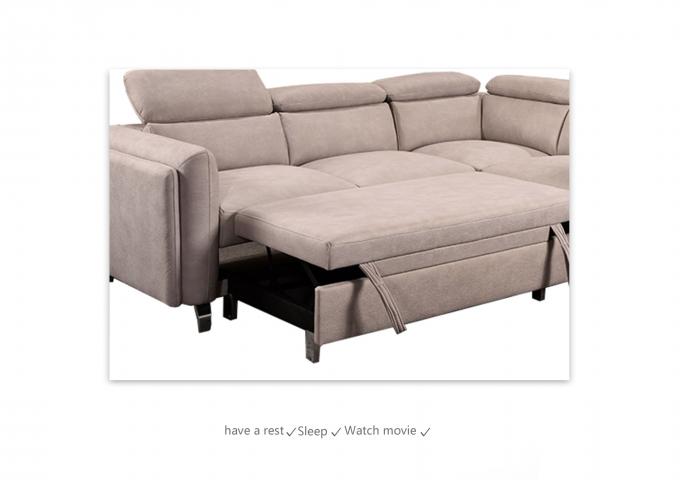 Sectional Folding Sofa Bed Comfortable Practical With Recliner 8