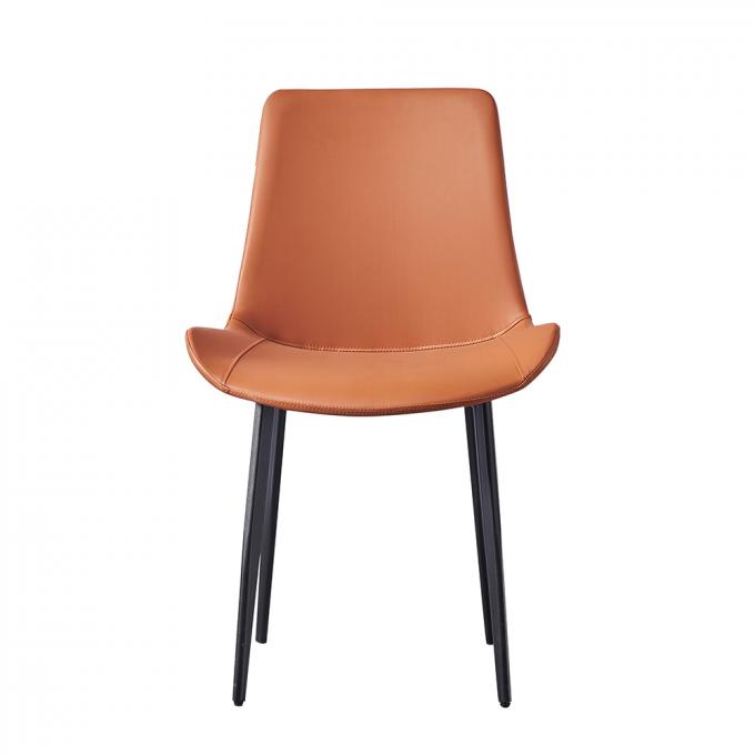 Antiwear Dining Room Side Chair , Lightweight Stackable Upholstered Dining Chairs 1