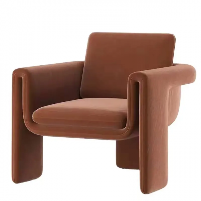 Durable Home Single Seater Armchair , Multifunctional Small One Seater Sofa 3