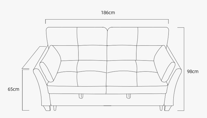 Furniture Newest design sofa living room multi-functional sofa American style wooden frame fabric sleeper sofa bed 5