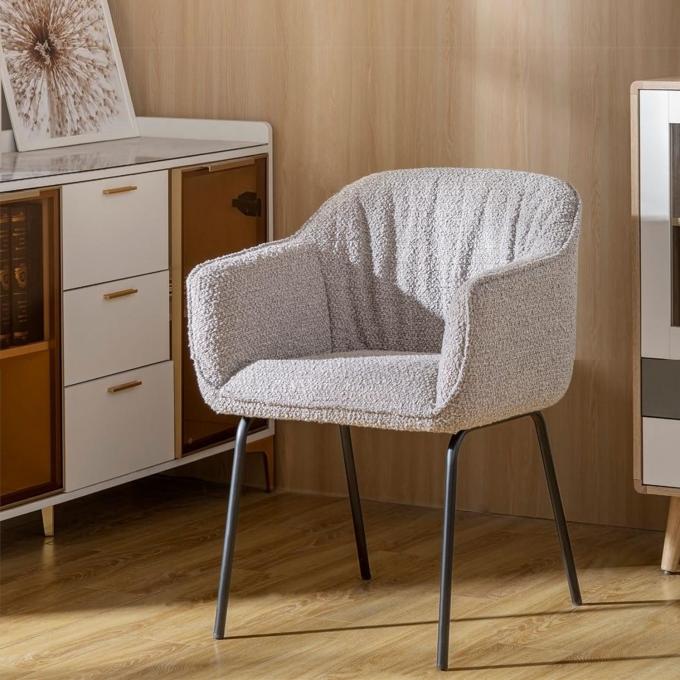 Modern Netherlands Style Nordic Design Living room Furniture Luxury Fabric Dinning Chair 0