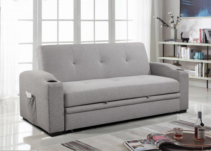 America Style 3 seat sofa bed with cup holder hot selling high quality fabric sofa from factory 1