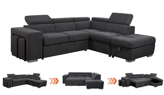 Manufacturer Hot product luxury modern European style sofa living room sofa sets design for home versatile sofa bed 6
