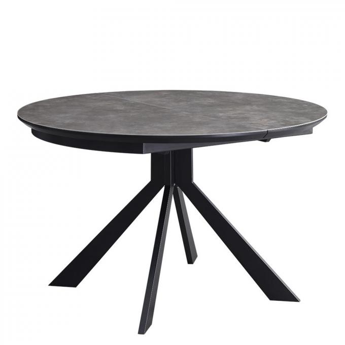 Modern High Quality Luxury High-end Living room Furniture Round Extendable Marble Dinning Table Sets 2