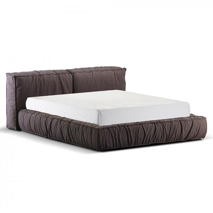 Comfortable Ottoman Bed Queen Breathable With Hand Watered Cloth 5