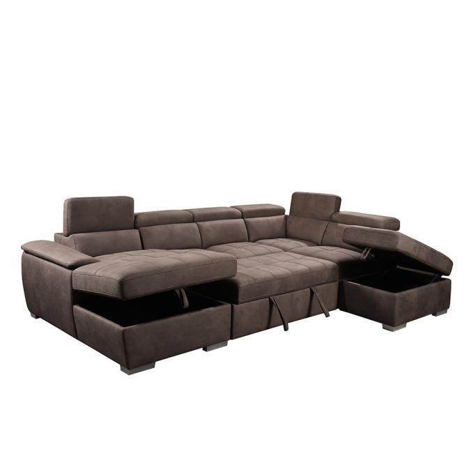 Wear Resistant Folding Sofa Bed Anti Abrasion Fabric Material 8