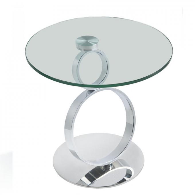 Anti Abrasion Coffee Cafe Tables Nontoxic Circle Shape Multiscene 2